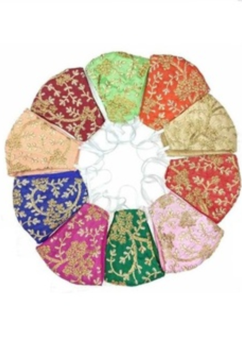Samyaka® Embroidered Face Mask