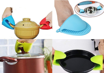 Samyaka® 2Pcs, Multi Purpose Silicone Grip Hot Pot Holder Grip Glove