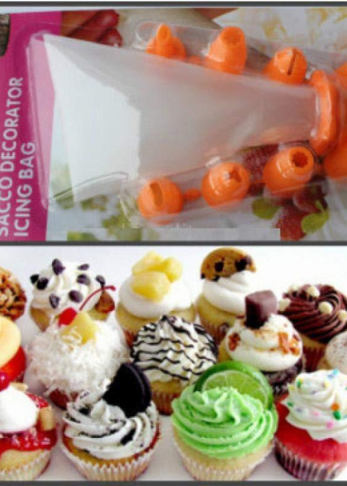 Samyaka 8 Nozzle & 1 Icing Bag 
