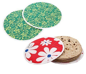 Samyaka® 2 Pcs  Printed Roti Chapati Cover