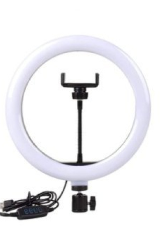 Samyaka® 10" Portable Led Ring Light With 3 Modes Dimmable Lighting
