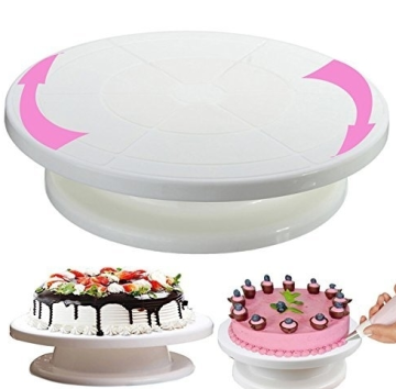 Samyaka Cake Decor 360 Degree Rotating Turning Table