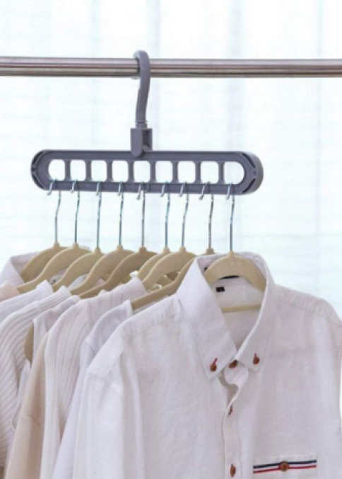 Samyaka® Pack Of 2 Space Saver Sliding, Rotatable, Hangers