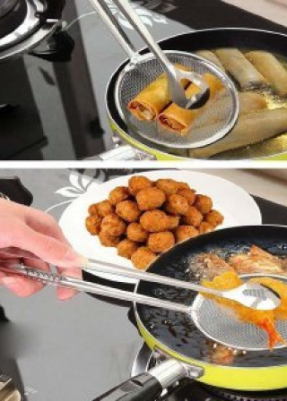 Samyaka® Fry Spoon Tongs