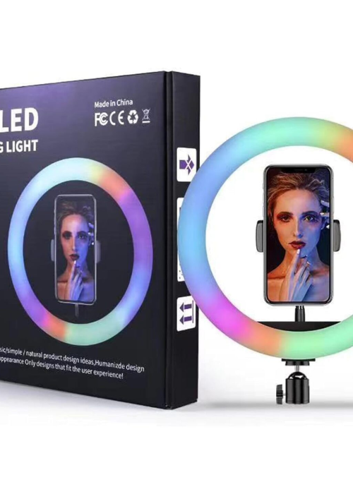 Samyaka® 10 Inch Led Rbg Ring Light Without Tripod