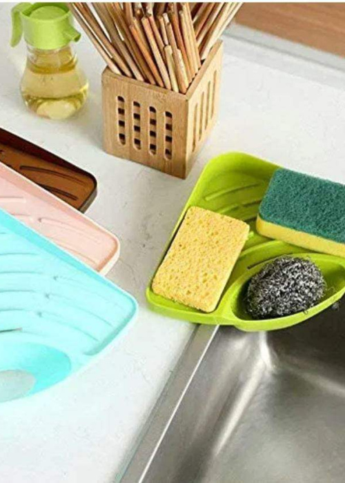 Samyaka® Kitchen Sink Corner Organizer 