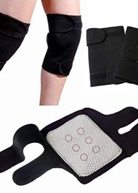 Knee Protection Magnetic Therapy Self Heating Belt - 1 Pair