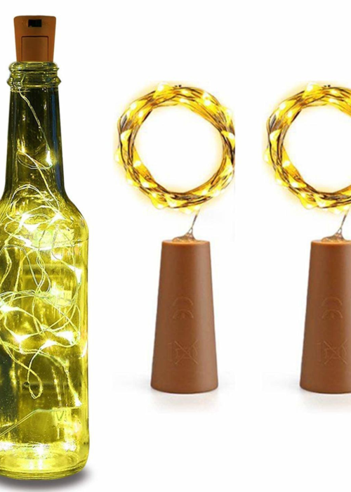Samyaka® Pack Of 6 Bottle Cork Led Lights Strip Lights For Garden, Decoration, Party, Wedding, Christmas