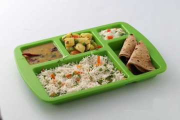 Samyaka® Lunch Plate Food Tray Serving Thali