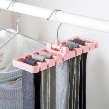 Samyaka® Tie Hanger Scarf Belt Rack Belt Tie Holder Mens Organiser
