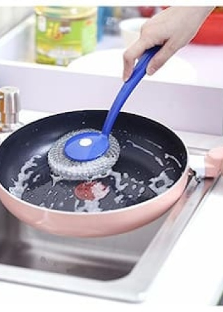 Samyaka® Scrubber With Handle 