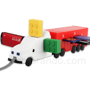 Truck Card Reader & USB Hub Combo