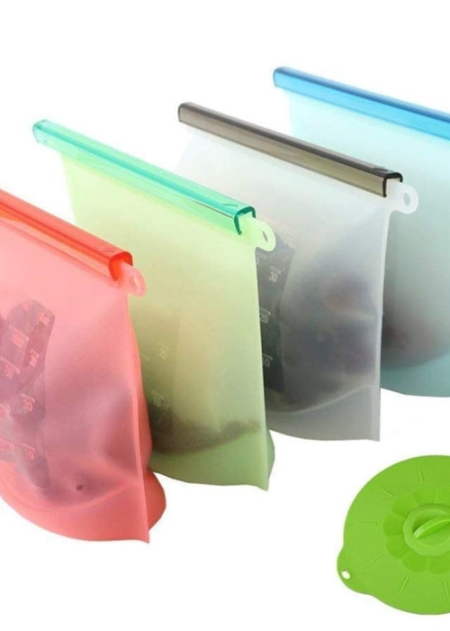 Samyaka® Reusable Silicone Food Storage Bag