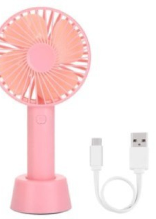 Samyaka® Mini Usb Handheld Fan With Rechargeable Battery