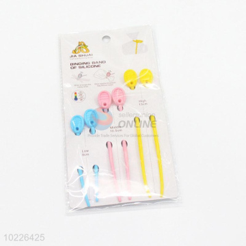 Samyaka® Silicone Zip Tie Binding Band Pack Of 6