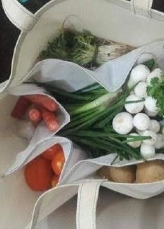 Samyaka® Compartment Marketing Bag Grocery Bag