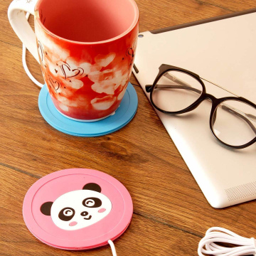 Samyaka® Pack Of 1, Silicone Usb Heat Warmer Coaster Mat Pad For Milk Tea Coffee Mug