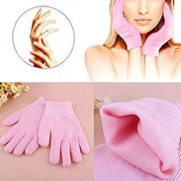 Samyaka® Moisturizing Exfoliating Silicone Gloves