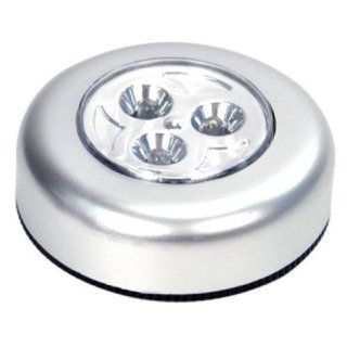 Samyaka® 3-Led Push Touch Lamp Mini Round Emergency Light