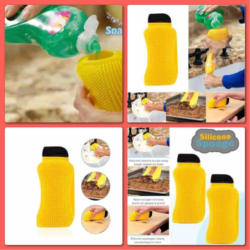 Samyaka Silicone Scrubber With Dispenser