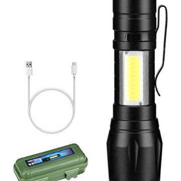 Samyaka® Rechargeable Usb Torch With Case