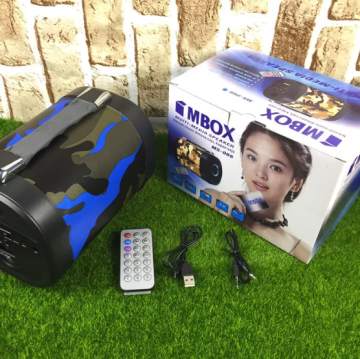 Mbox Portable Multimedia Speaker Usb Bluetooth Mem